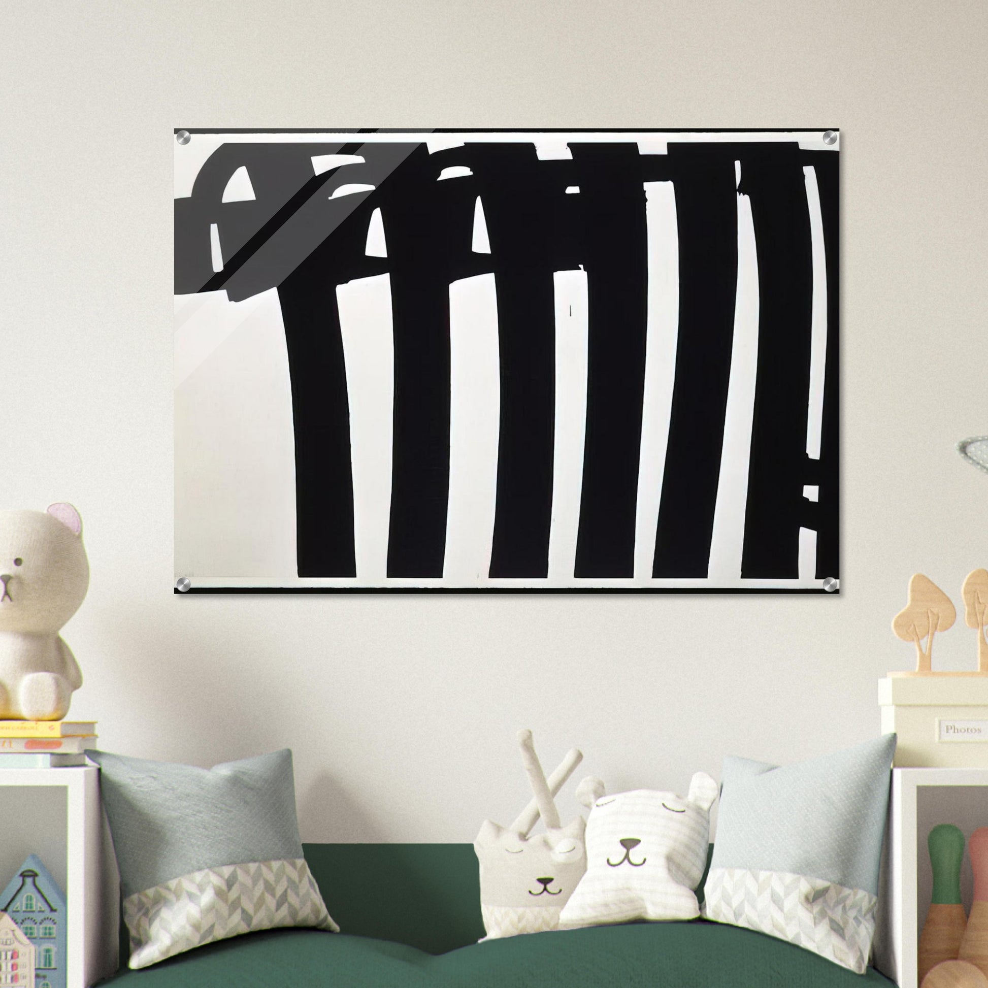 Peinture 202 x 327 cm, 17 janvier 1970 - 1970 - Pierre Soulages Acrylic Print - 70x100 cm / 28x40″ inches