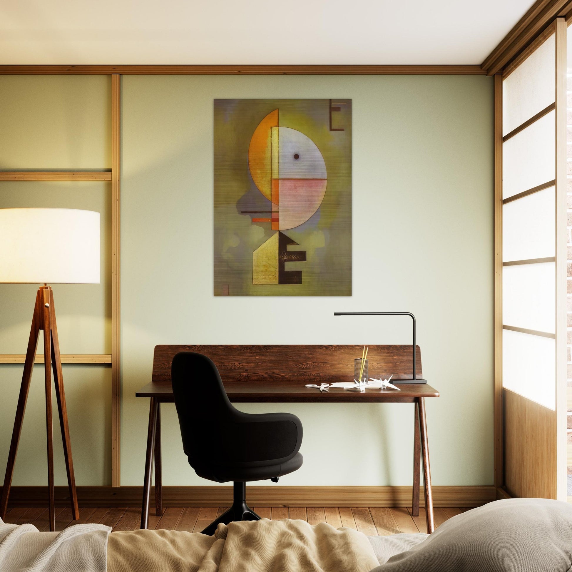 UPWARD 1929 - Wassily Kandinsky Brushed Aluminum Print - 70x100 cm / 28x40 inches | Wassily Kandinsky Aluminum Print | Wassily Kandinsky Prints