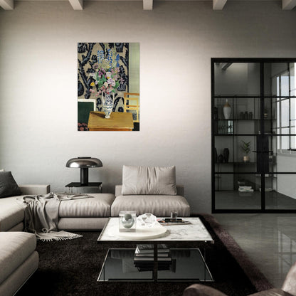 BOUQUET DE FLEURS POUR LE QUATORZE JUILLET 1919 - Henri Matisse Brushed Aluminum Print - 70x100 cm / 28x40 inches | Henri Matisse Aluminum Print | Henri Matisse Prints