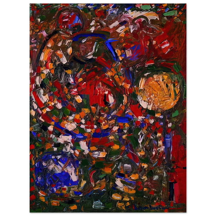 Hans Hofmann - The Garden  75x100 cm / 30x40inches Fine Art Poster