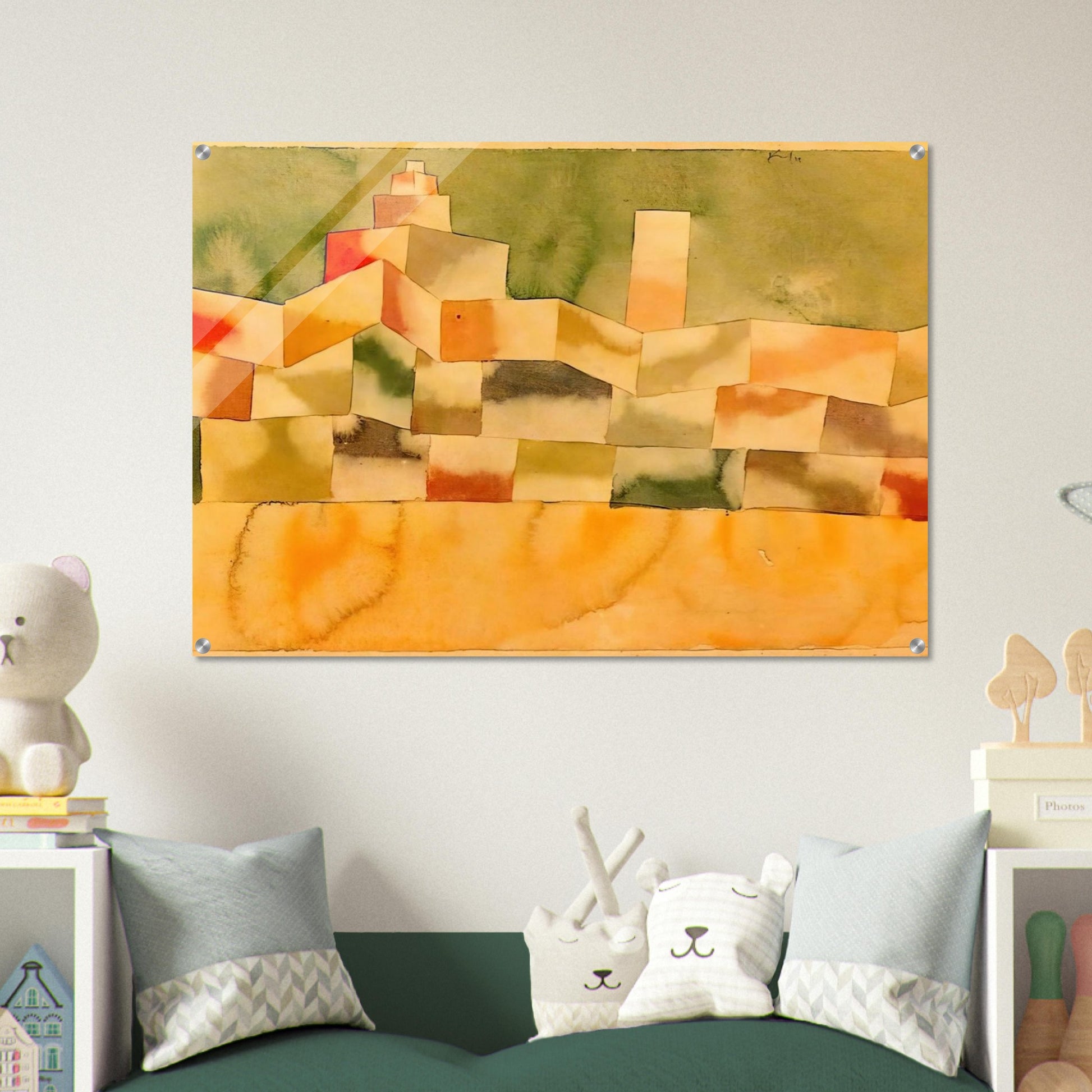 ORIENTAL ARCHITECTURE 1929 - Paul Klee Acrylic Print - 70x100 cm / 28x40″ inches