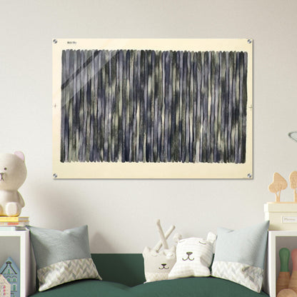 Adam's Rib - 1980 - Gene Davis Acrylic Print - 70x100 cm / 28x40″ inches