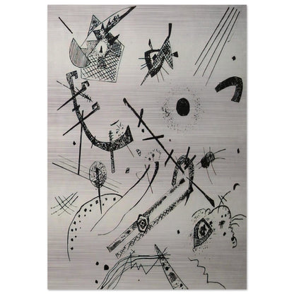 SMALL WORLDS XI 1922 - Wassily Kandinsky Brushed Aluminum Print - 70x100 cm / 28x40 inches | Wassily Kandinsky Aluminum Print | Wassily Kandinsky Prints