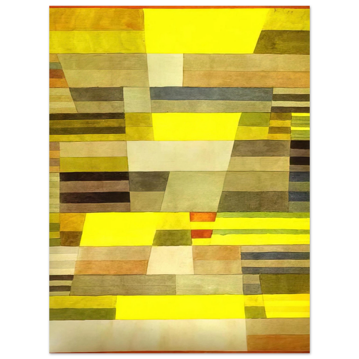 Paul Klee - MONUMENT 1929  75x100 cm / 30x40inches Fine Art Poster