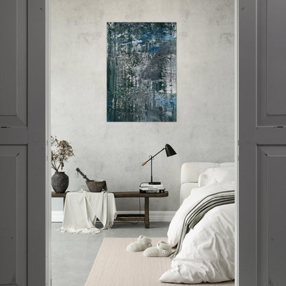 ICE 4 - Gerhard Richter Brushed Aluminum Print - 70x100 cm / 28x40 inches | Gerhard Richter Aluminum Print | Gerhard Richter Prints