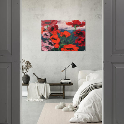 Large Poppies - Emil Nolde Acrylic Print - 70x100 cm / 28x40″ inches