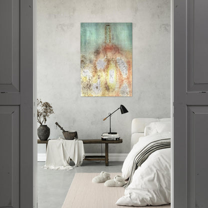 THE COLUMN 1926 - Paul Klee Brushed Aluminum Print - 70x100 cm / 28x40 inches | Paul Klee Aluminum Print | Paul Klee Prints