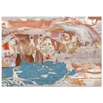 Dawn After the Storm, 1957- - Helen Frankenthaler Brushed Aluminum Print - 70x100 cm / 28x40 inches | Helen Frankenthaler Aluminum Print | Helen Frankenthaler Prints