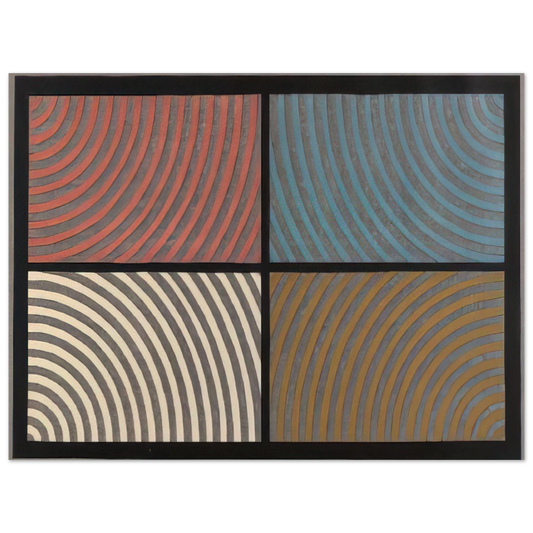 Sol LeWitt - Arcs from Four Corners  75x100 cm / 30x40inches Fine Art Poster