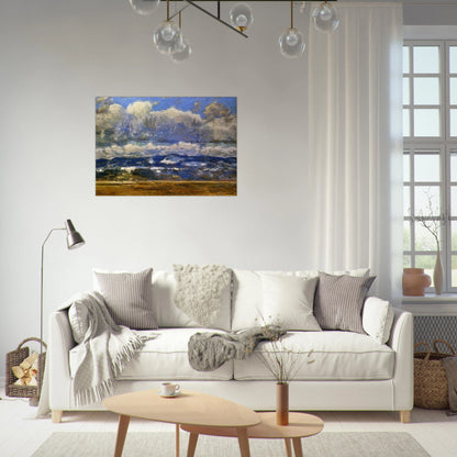 Over the Great Divide - Childe Hassam Brushed Aluminum Print - 70x100 cm / 28x40 inches | Childe Hassam Aluminum Print | Childe Hassam Prints