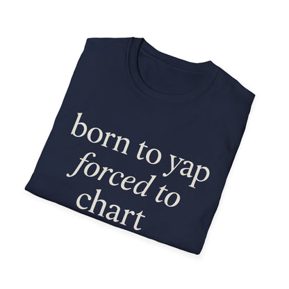 Geboren om te Blaffen Verplicht om Kaarten te Maken Shirt, Grappige Verpleegstersshirt voor Zorgmedewerkers, Medische Humor Cadeau voor Verpleegkundigen, Verpleegkundige T-shirt