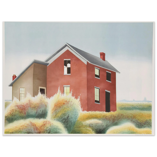 Clarence Holbrook Carter - Homestead - 1979  75x100 cm / 30x40inches Fine Art Poster