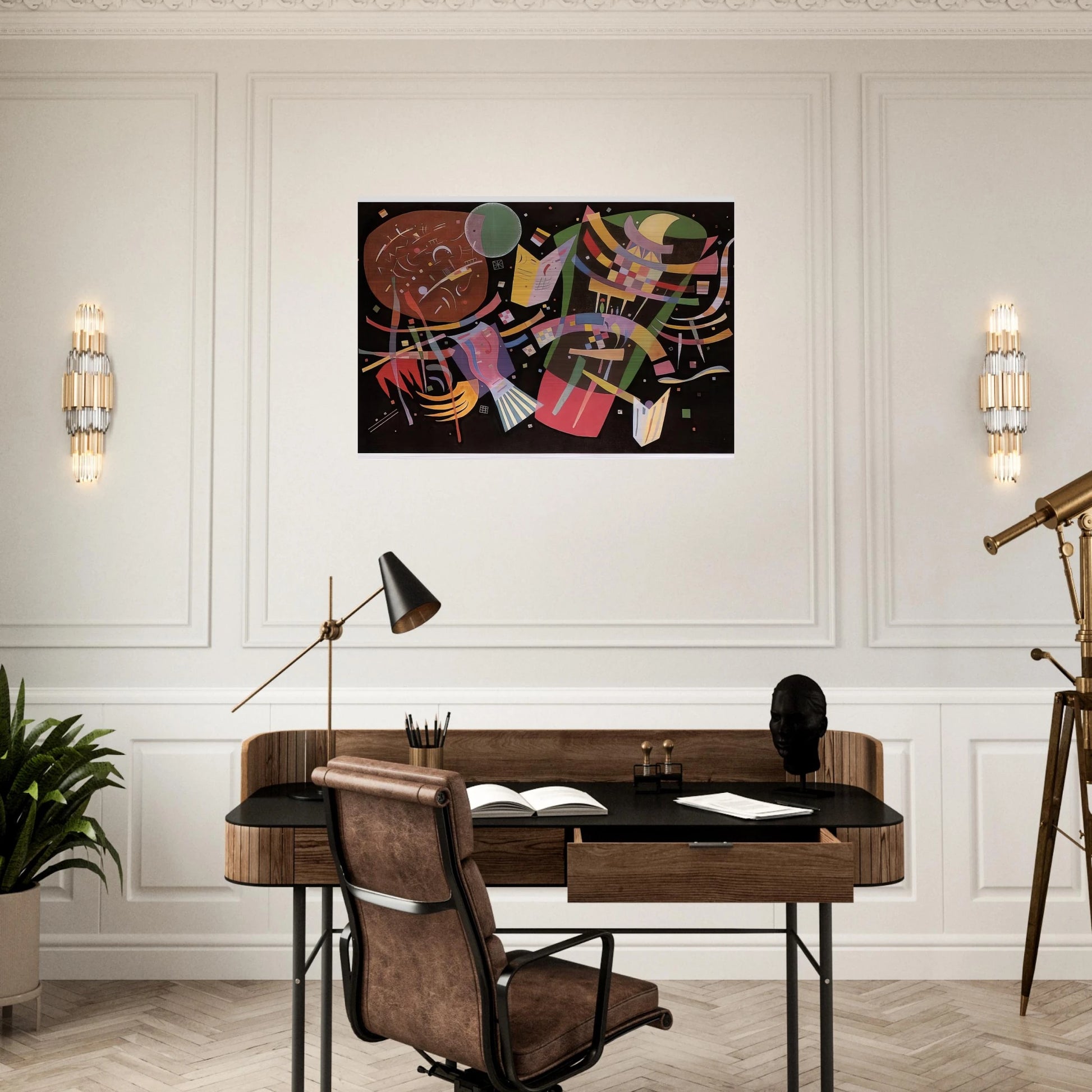 COMPOSITION X 1939 - Wassily Kandinsky Brushed Aluminum Print - 70x100 cm / 28x40 inches | Wassily Kandinsky Aluminum Print | Wassily Kandinsky Prints