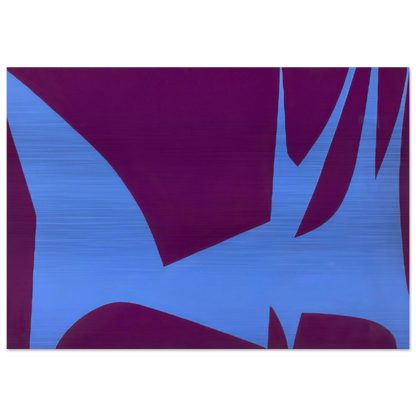 Magical Space Forms - 1951 - Lorser Feitelson Brushed Aluminum Print - 70x100 cm / 28x40 inches | Lorser Feitelson Aluminum Print | Lorser Feitelson Prints