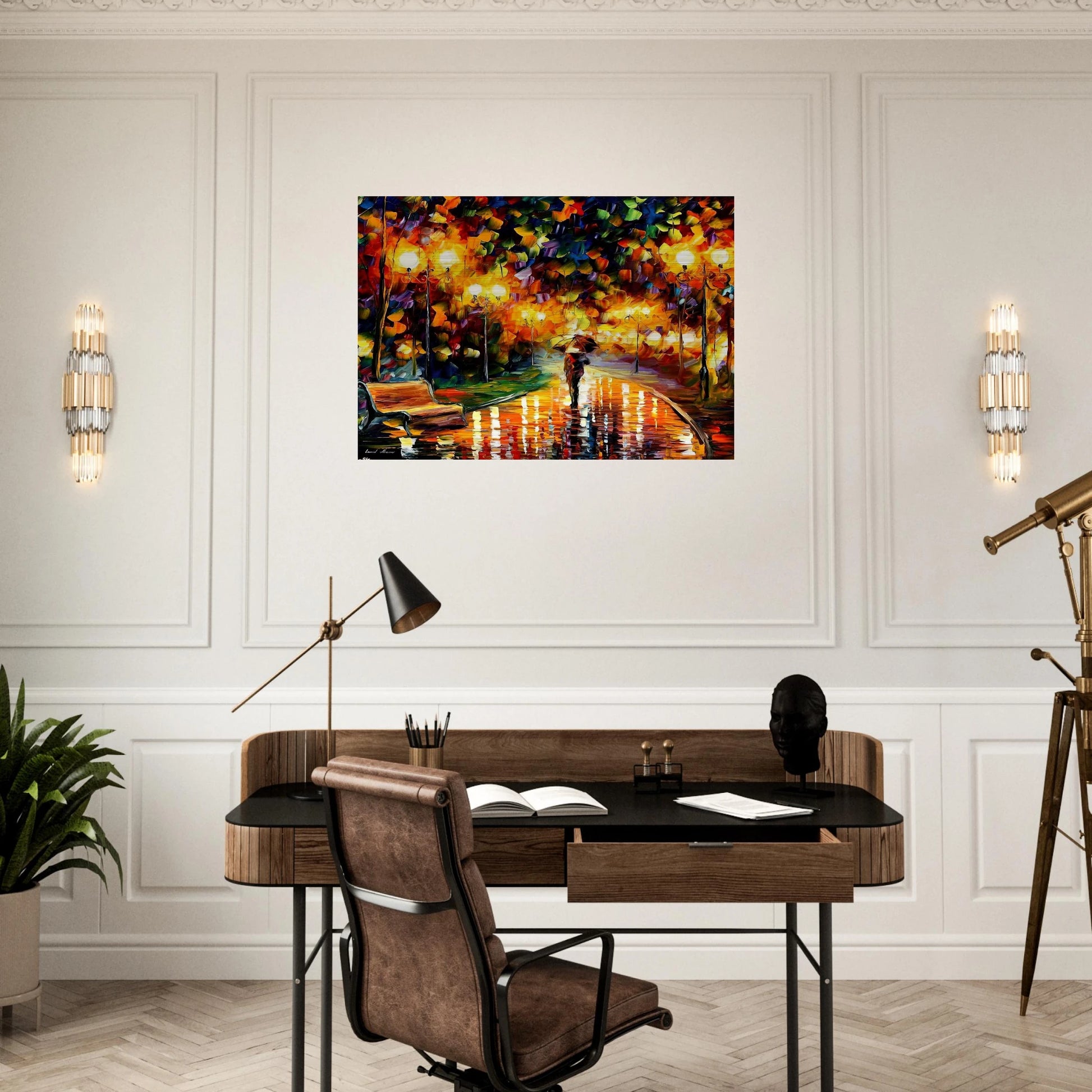 Leonid Afremov - Leonid Afremov Brushed Aluminum Print - 70x100 cm / 28x40 inches | Leonid Afremov Aluminum Print | Leonid Afremov Prints