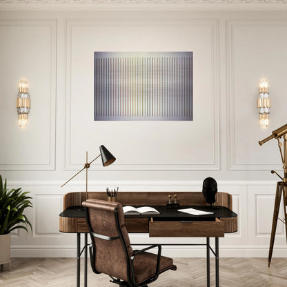 Color Needles - 1984 - Gene Davis Brushed Aluminum Print - 70x100 cm / 28x40 inches | Gene Davis Aluminum Print | Gene Davis Prints