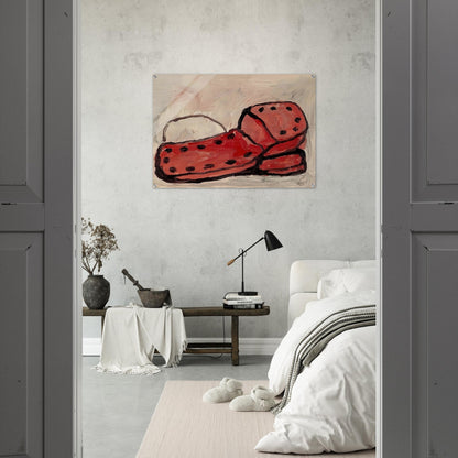 SHOES 1968 - Philip Guston Acrylic Print - 70x100 cm / 28x40″ inches