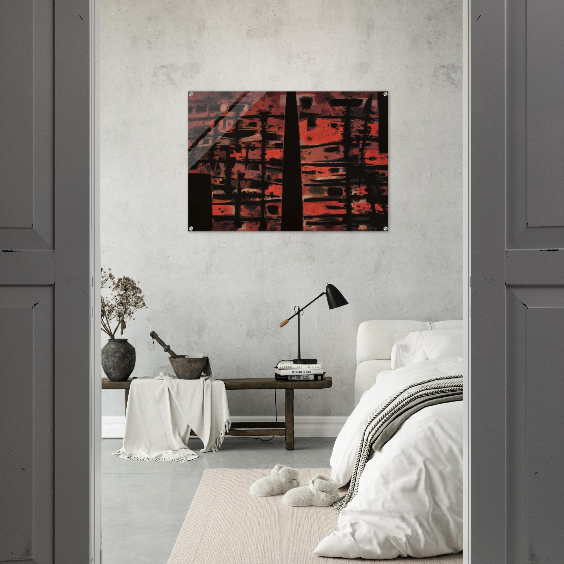La Sixième Heure - 1958 - Alfred Manessier Acrylic Print - 70x100 cm / 28x40″ inches