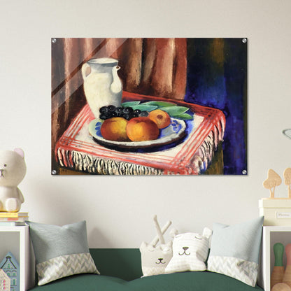STILL LIFE WITH LEMONS 1917 - Moise Kisling Acrylic Print - 70x100 cm / 28x40″ inches
