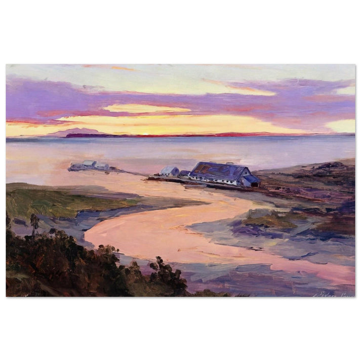 Emard Salmon Cannery - 1915 - Sydney Laurence Art Prints - 100x150 cm / 40x60″ inches | Sydney Laurence Poster | Sydney Laurence Prints