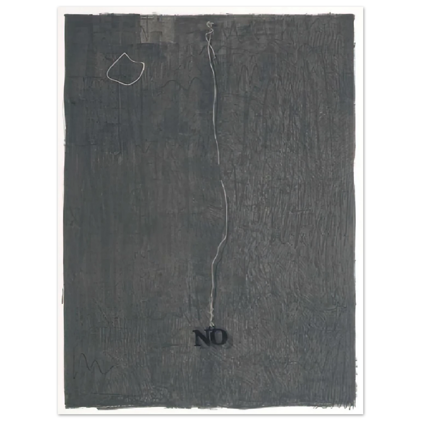 Jasper Johns - NO 1969  75x100 cm / 30x40inches Fine Art Poster