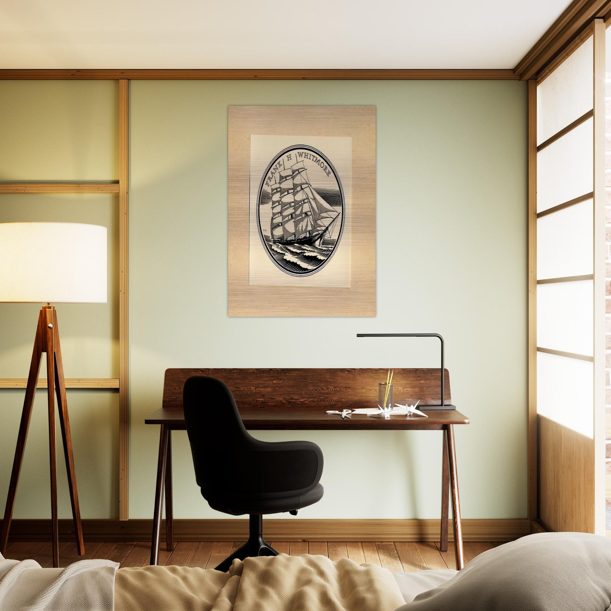 Illustration to Frank H. Whitmore - Rockwell Kent Brushed Aluminum Print - 70x100 cm / 28x40 inches | Rockwell Kent Aluminum Print | Rockwell Kent Prints
