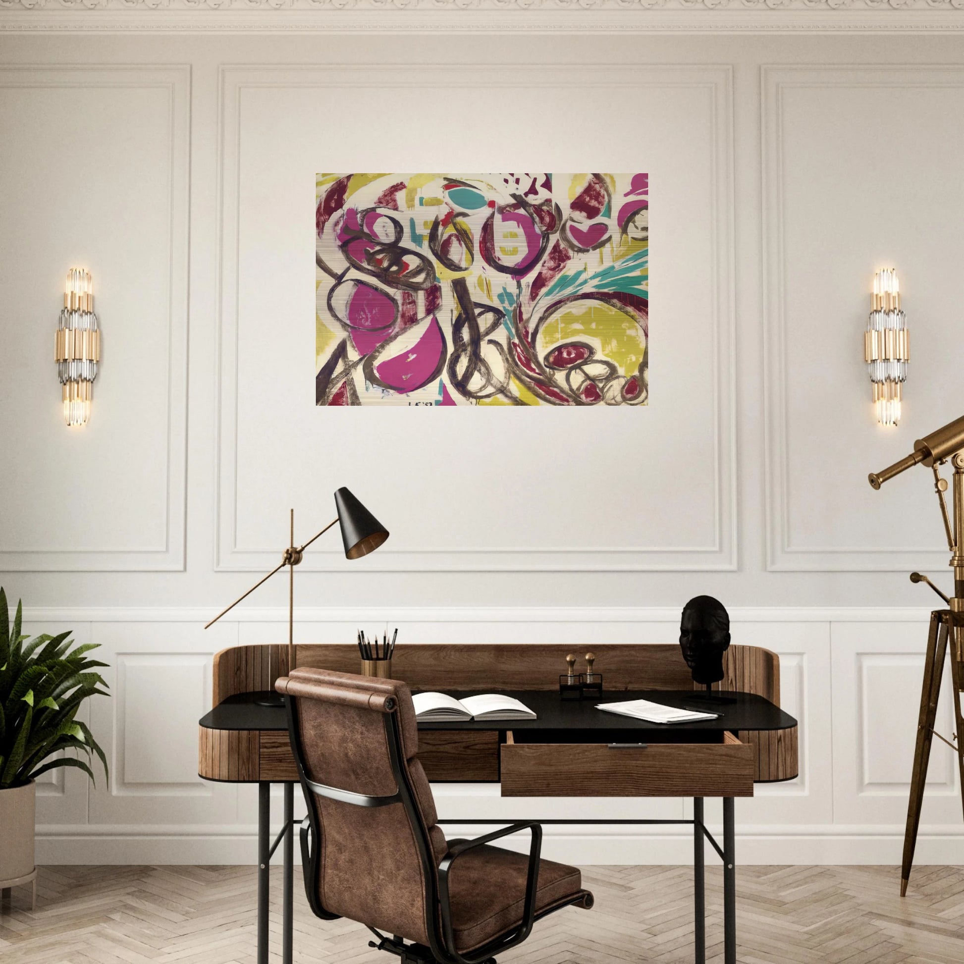 Thaw - Lee Krasner Brushed Aluminum Print - 70x100 cm / 28x40 inches | Lee Krasner Aluminum Print | Lee Krasner Prints