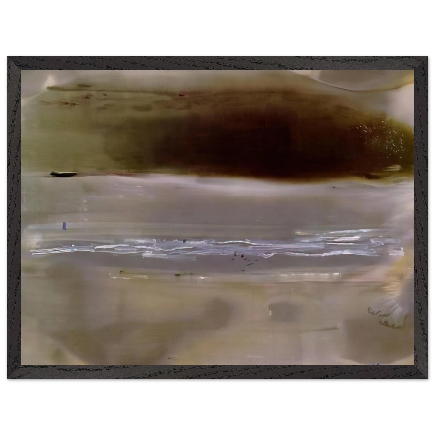 Helen Frankenthaler - Viewpoint II - 1979 Wall art - 15x20 cm / 6x8 inches - Premium Wooden Framed Poster With Fine Art Paper-canvas - Black frame
