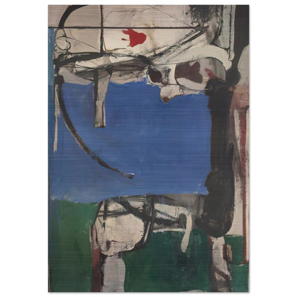 Urbana #2 The Archer - Richard Diebenkorn Brushed Aluminum Print - 70x100 cm / 28x40 inches | Richard Diebenkorn Aluminum Print | Richard Diebenkorn Prints