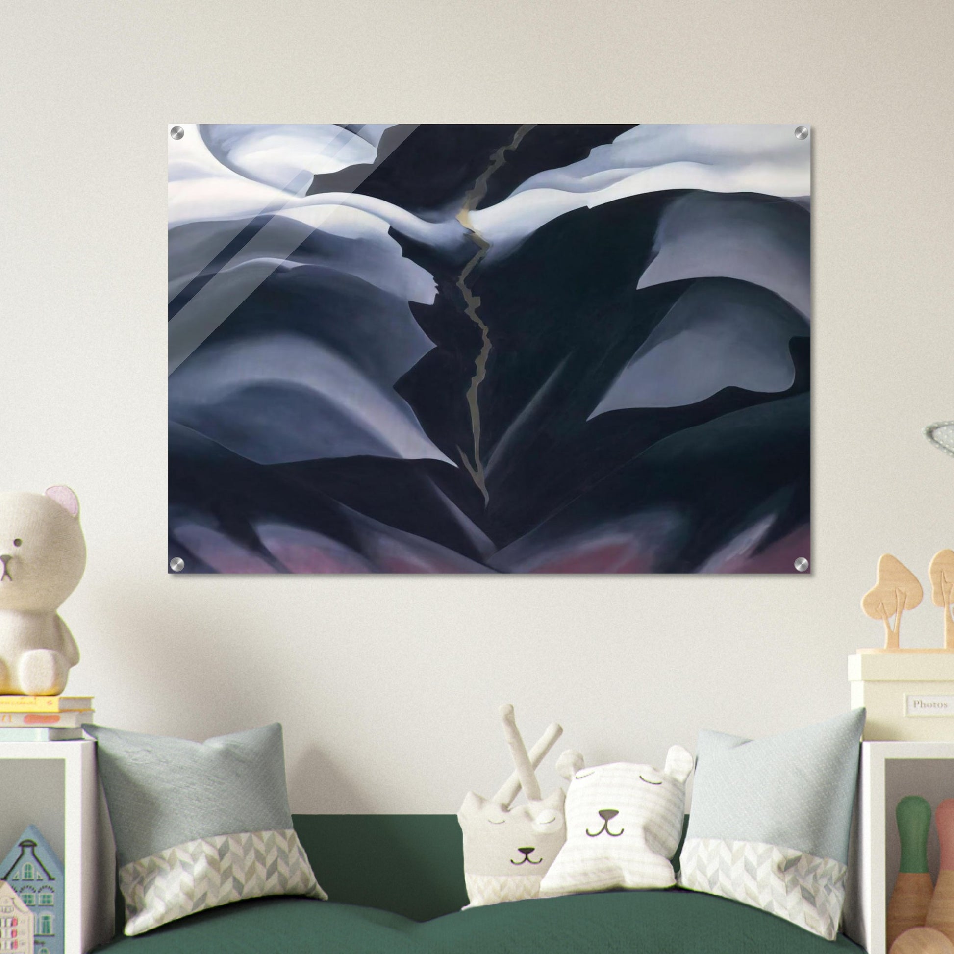 Black Place II - Georgia O'Keeffe Acrylic Print - 70x100 cm / 28x40″ inches