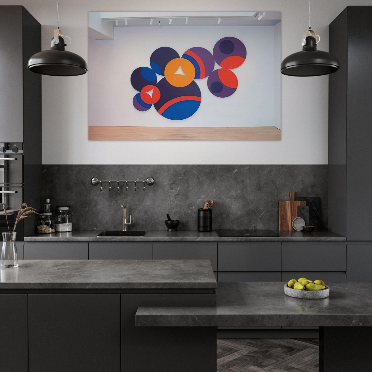 Constellation Twelve Circles - 1969 - Leon Polk Smith Art Prints - 100x150 cm / 40x60″ inches | Leon Polk Smith Poster | Leon Polk Smith Prints