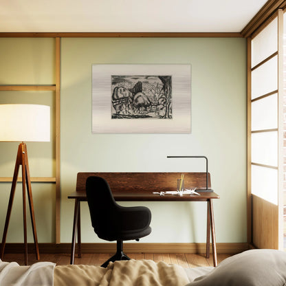 LANDSCAPE 1907 2 - Andre Derain Brushed Aluminum Print - 70x100 cm / 28x40 inches | Andre Derain Aluminum Print | Andre Derain Prints