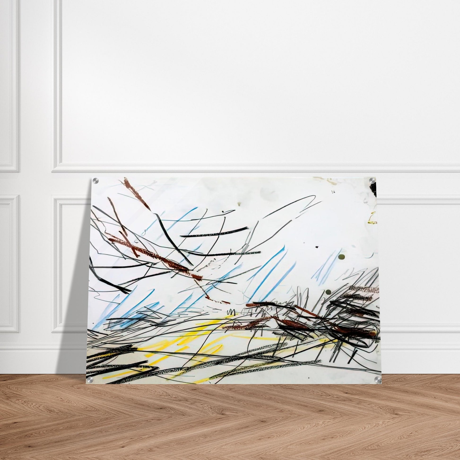 WORKING DRAWING FOR PRIMROSE HILL 1 - Frank Auerbach Acrylic Print - 70x100 cm / 28x40″ inches
