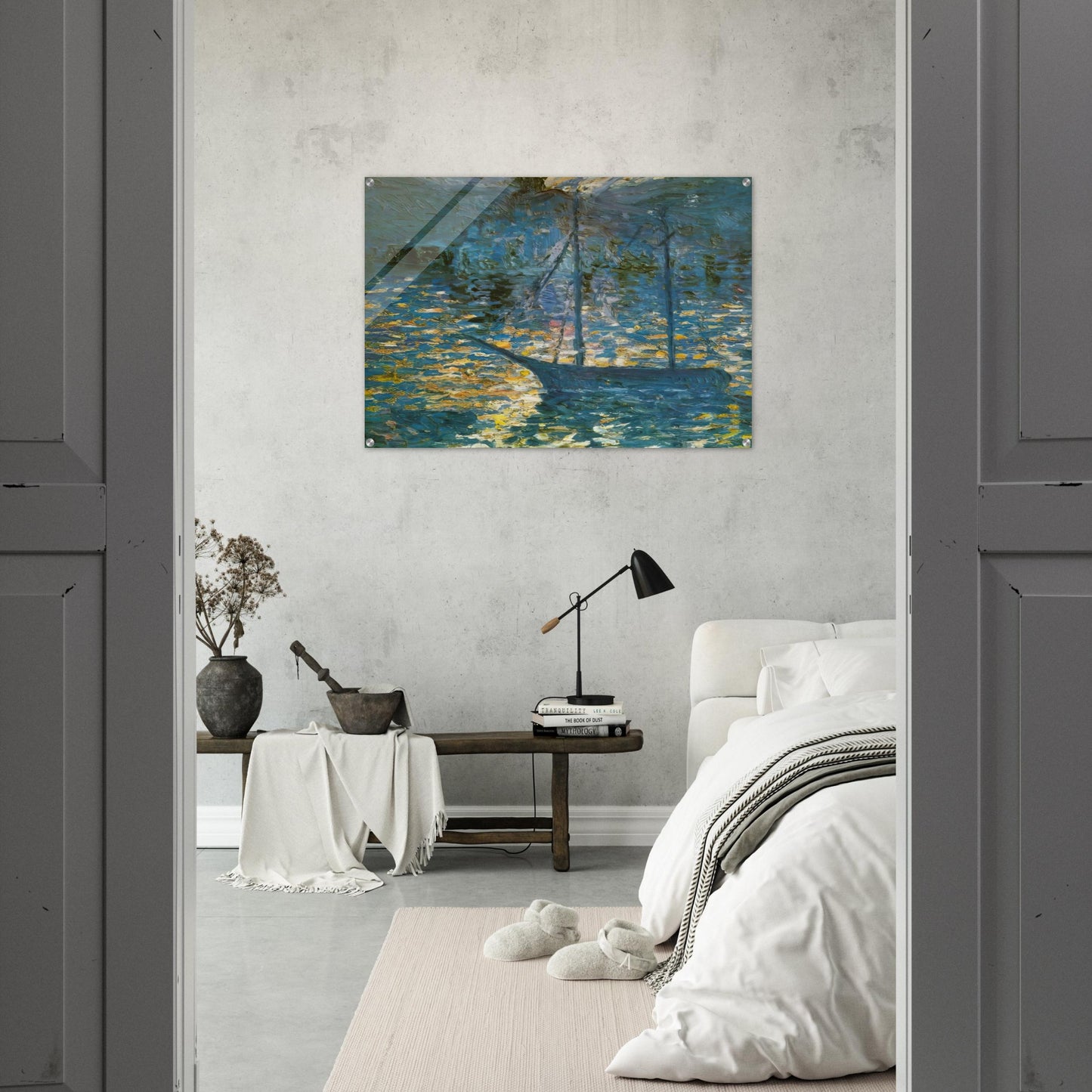 BOAT - Salvador Dali Acrylic Print - 70x100 cm / 28x40″ inches