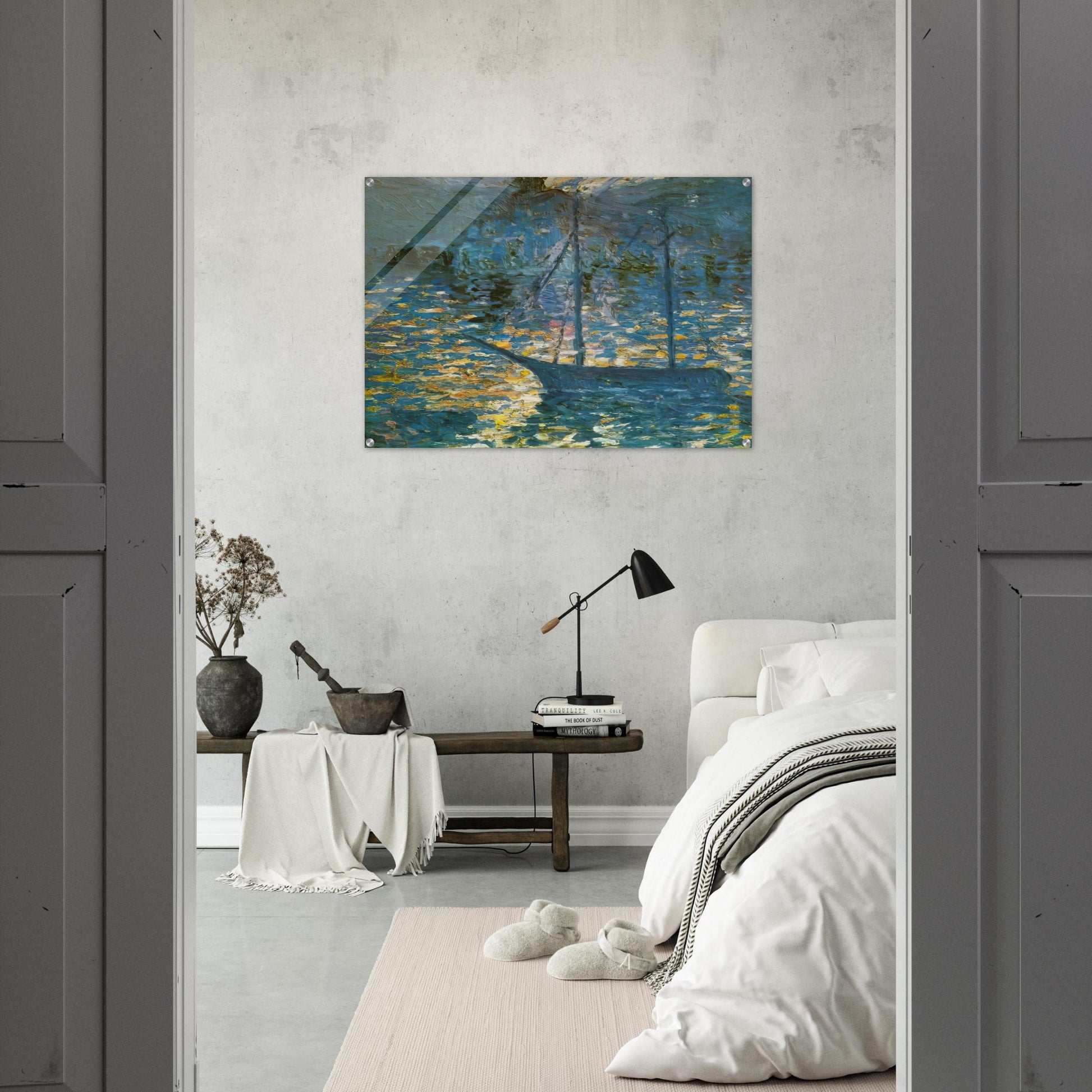 BOAT - Salvador Dali Acrylic Print - 70x100 cm / 28x40″ inches
