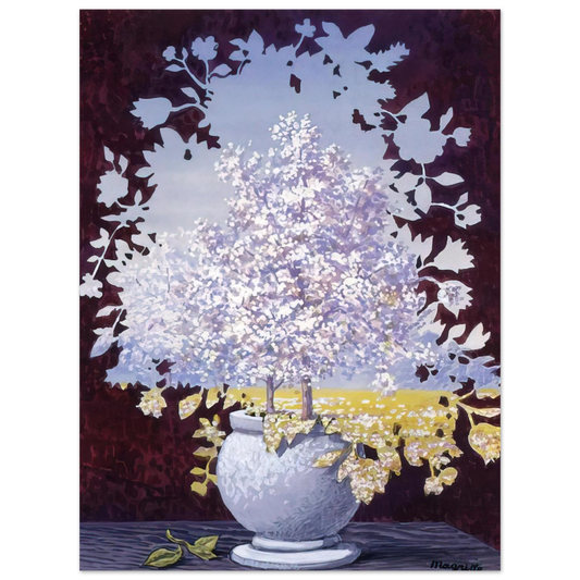 Rene Magritte - THE FLASH 1959  75x100 cm / 30x40inches Fine Art Poster