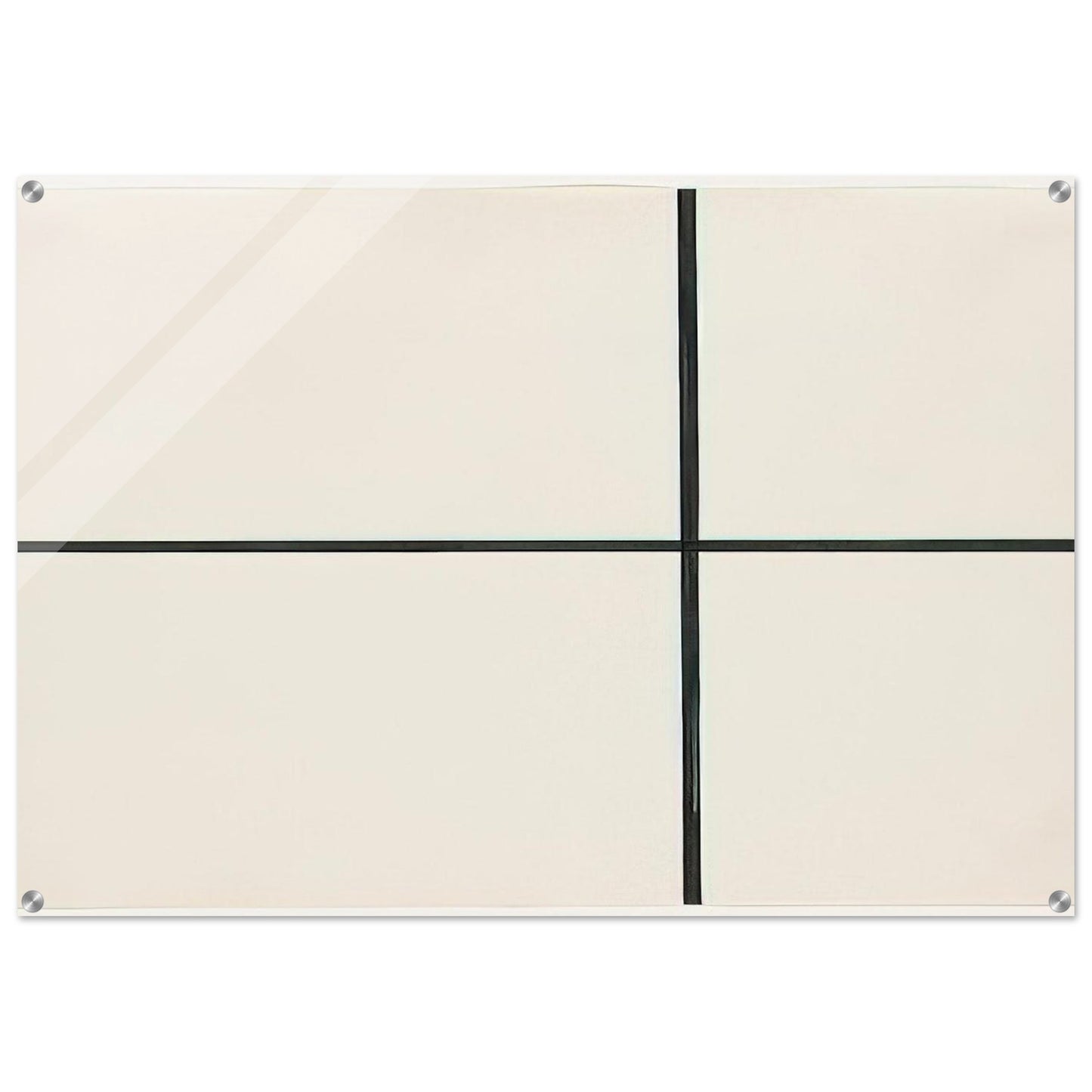 Horizontal and Vertical Lines - Ellsworth Kelly Acrylic Print - 70x100 cm / 28x40″ inches