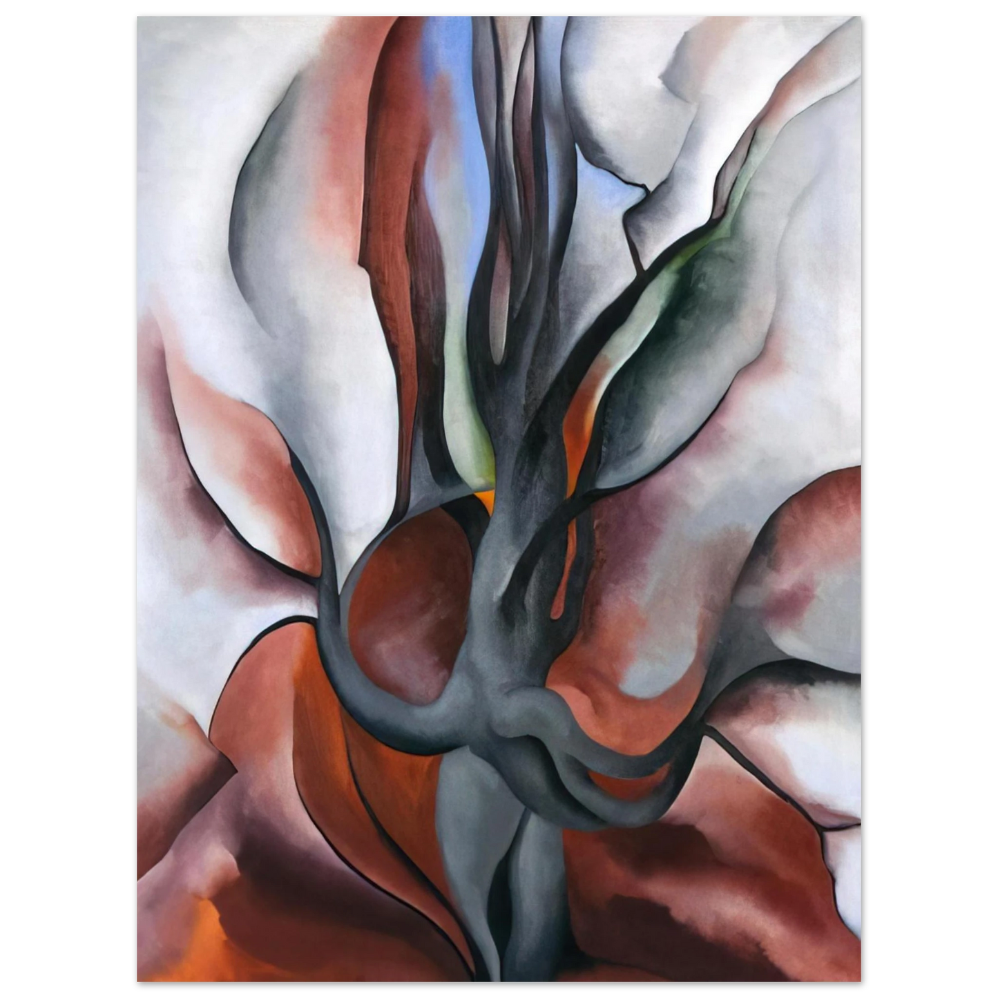 Georgia O'Keeffe - Autumn Trees - The Maple Fine Art Poster
