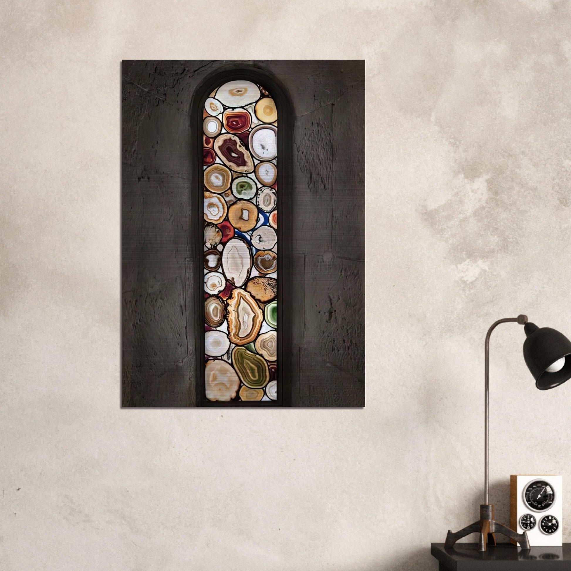 AHATFENSTER 2009 0 - Sigmar Polke Brushed Aluminum Print - 70x100 cm / 28x40 inches | Sigmar Polke Aluminum Print | Sigmar Polke Prints