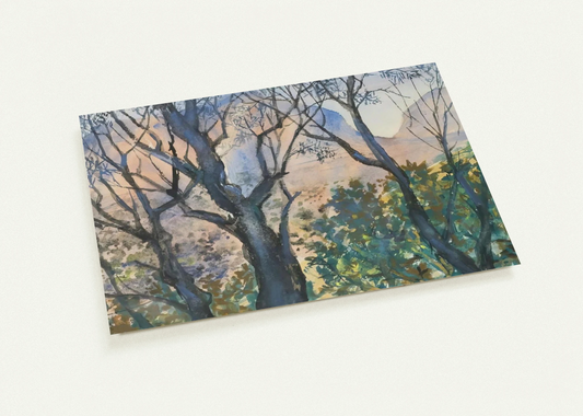 Pink Light - Post-Impressionism By Natalia Goncharova Pack of 10 Post Cards | Natalia Goncharova Post Cards | A6 (10.5 x 14.8 cm) - 4.1 x 5.8 inches