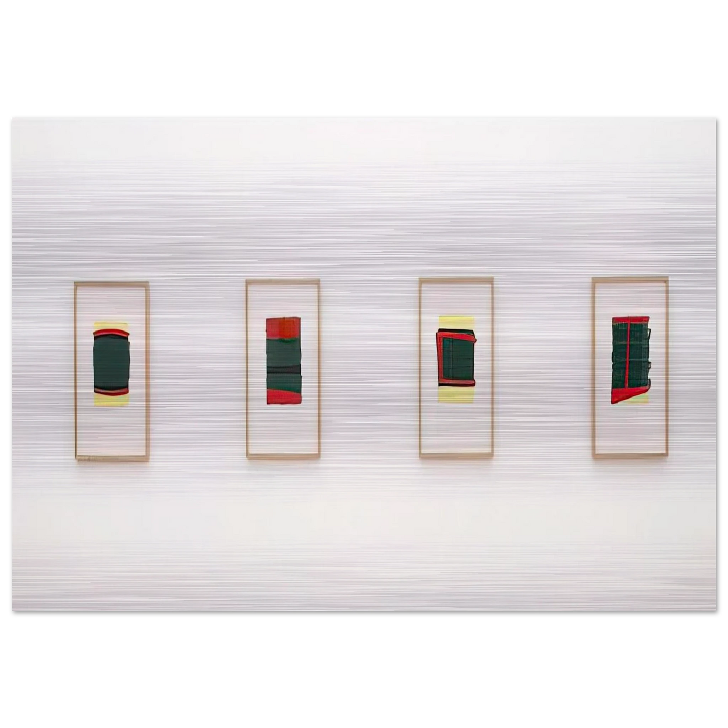 Ohne Titel für Thordes - 1976 - Blinky Palermo Brushed Aluminum Print - 70x100 cm / 28x40 inches | Blinky Palermo Aluminum Print | Blinky Palermo Prints