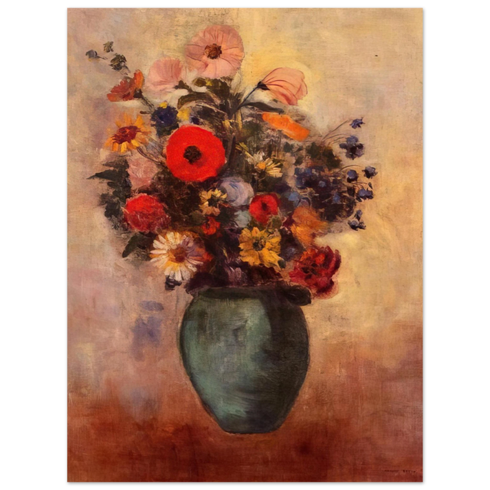 Odilon Redon - VASE OF FLOWERS 3  75x100 cm / 30x40inches Fine Art Poster