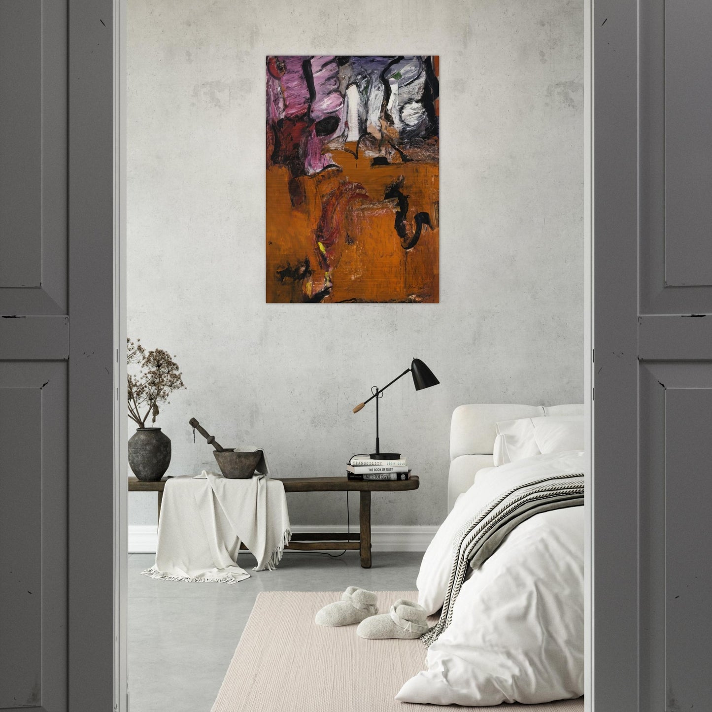 Pallas Athena--Earth - Grace Hartigan Brushed Aluminum Print - 70x100 cm / 28x40 inches | Grace Hartigan Aluminum Print | Grace Hartigan Prints