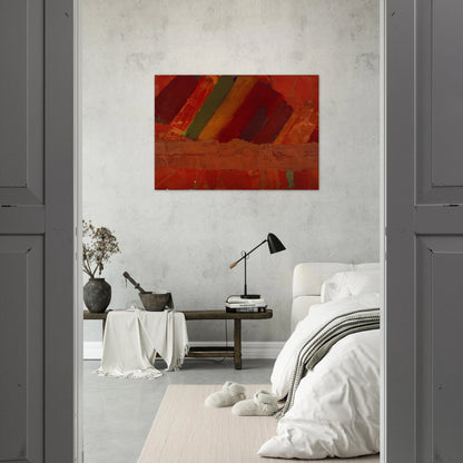 Seneca - 1979 - Albert Irvin Brushed Aluminum Print - 70x100 cm / 28x40 inches | Albert Irvin Aluminum Print | Albert Irvin Prints