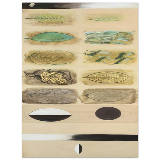 Morris Graves - Life Cycle of a Leaf - Expressionism  75x100 cm / 30x40inches Fine Art Poster