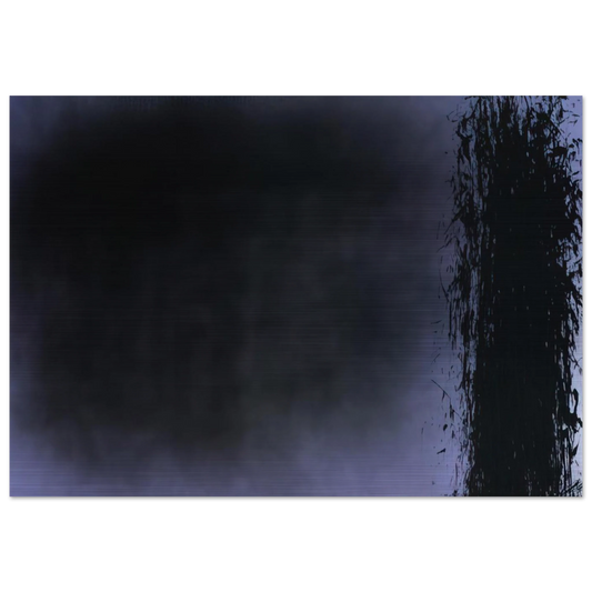 Untitled T1980-K5 - 1980 - Hans Hartung Brushed Aluminum Print - 70x100 cm / 28x40 inches | Hans Hartung Aluminum Print | Hans Hartung Prints
