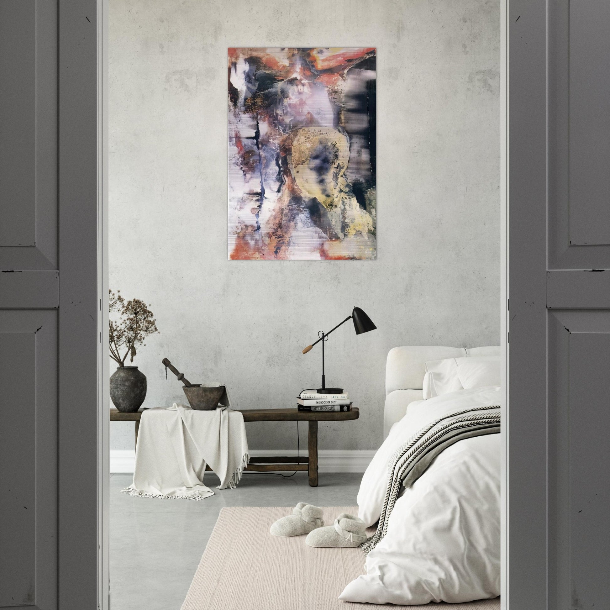 The Archer - Paul Jenkins Brushed Aluminum Print - 70x100 cm / 28x40 inches | Paul Jenkins Aluminum Print | Paul Jenkins Prints