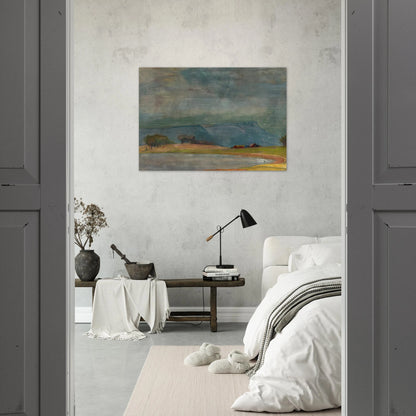 Dodge Ranch - Tonalism - Xavier Martinez Brushed Aluminum Print - 70x100 cm / 28x40 inches | Xavier Martinez Aluminum Print | Xavier Martinez Prints