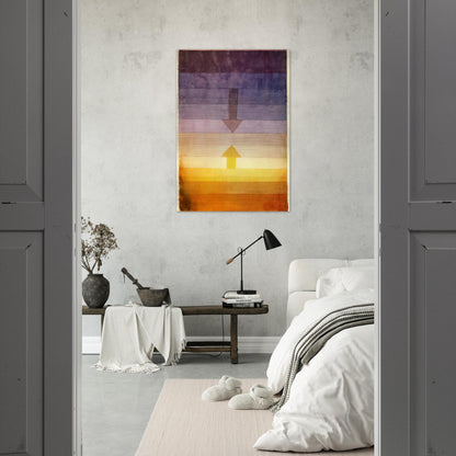 SEPARATION IN THE EVENING 1922 - Paul Klee Brushed Aluminum Print - 70x100 cm / 28x40 inches | Paul Klee Aluminum Print | Paul Klee Prints