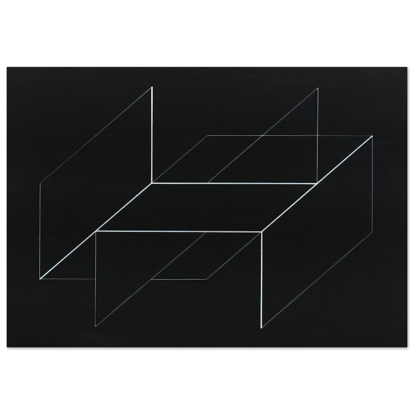 STRUCTURAL CONSTELLATION 1950 0 - Josef Albers Brushed Aluminum Print - 70x100 cm / 28x40 inches | Josef Albers Aluminum Print | Josef Albers Prints